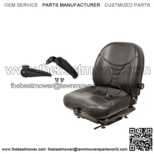 Black Suspension Seat Fits John Deere Ariens Gravely Dixon Walker Grasshopper ZT