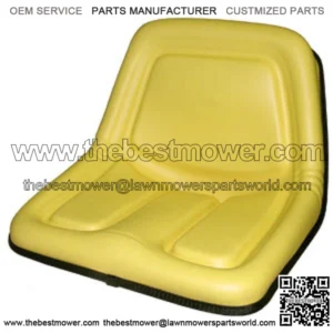 Fits John Deere Mower Garden Tractor Seat Yellow 318 322 330 332 400 420 430