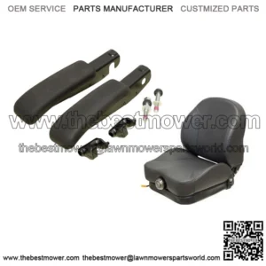 Gray Uni Pro Suspension Seat Fits Exmark Front Runner Lazer Z Fits John Deere