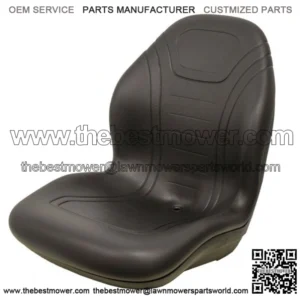 High Back Black Seat Fits John Deere 655 755 855 & 955 Compact Tractor