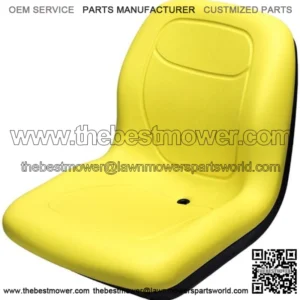 HIGH BACK YELLOW SEAT Fits JD Fits John Deere 2210 COMPACT TRACTORS LVA12751 #MQ