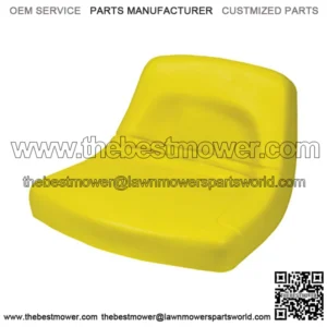 Low Back Fits John Deere Lawn Mower Garden Tractor Seat Yellow