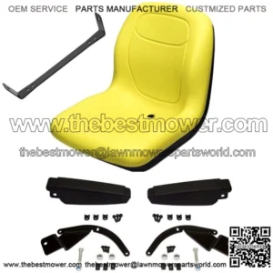 LVA14488 Yellow Seat Fits John Deere Compact Tractors 1023E 3032E 3038E 3203