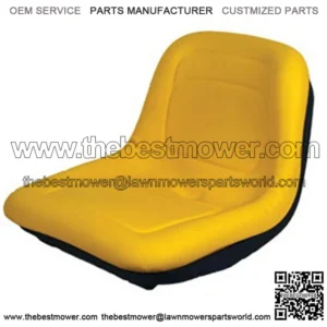 New Yellow High Back Seat Fits John Deere AM107759 AM108058 AM121752 AM126149