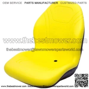 Replacement Milsco Yellow Seat Fits John Deere Fits John Deere X Series Models