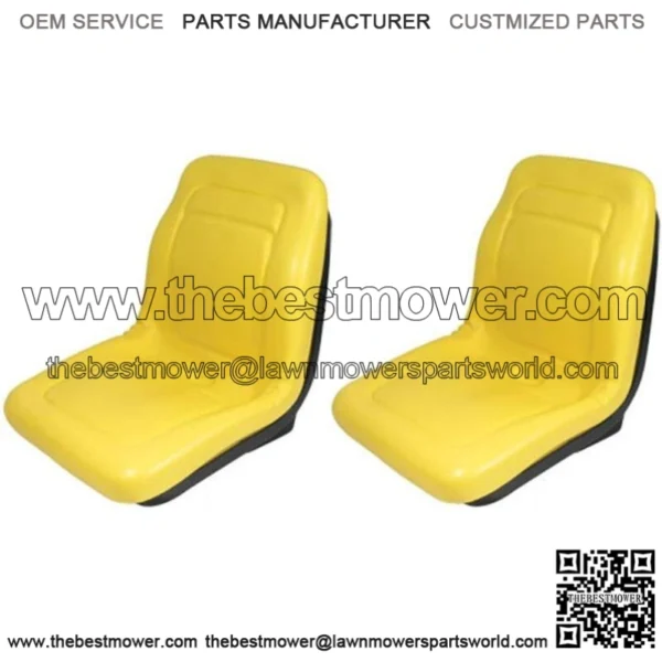 2 High Back Seats Fits John Deere Fits Gator Gas & Diesel 4x2 4x4 HPX & TH 6x4