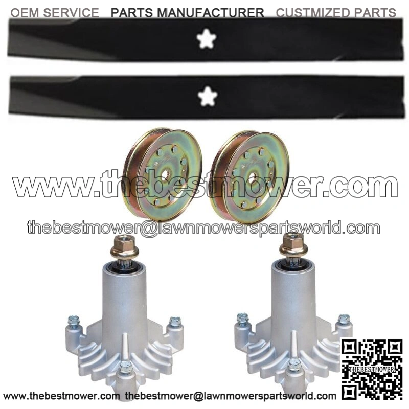 42" Deck Rebuild Kit Fits Sears Fits Craftsman LT2000 Spindles Blades Pulleys