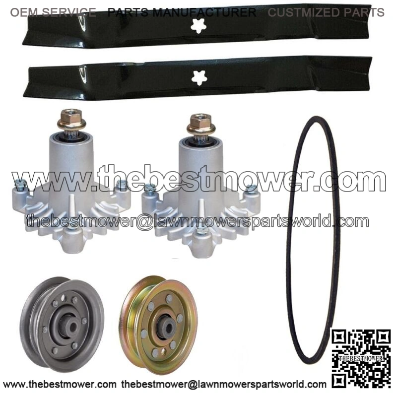 DYT4000 Fits Sears & Fits Craftsman 42" Mower Deck Rebuild Kit Spindles Blades