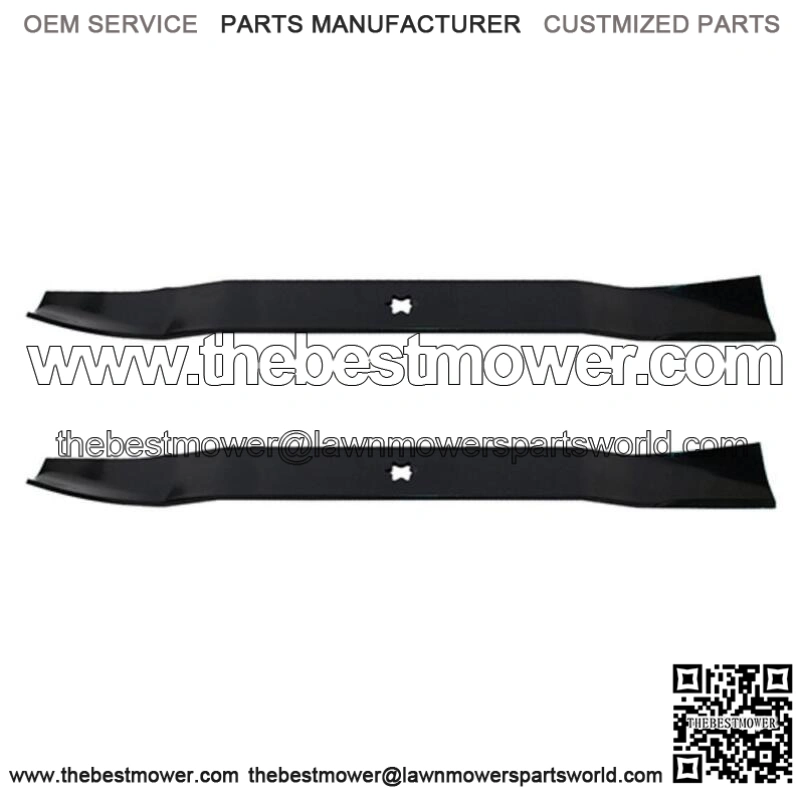 (2) Mower Deck Blades fit MTD Fits Cub Cadet XT1 LT46 XT2 LX46 46" Deck 942-0424
