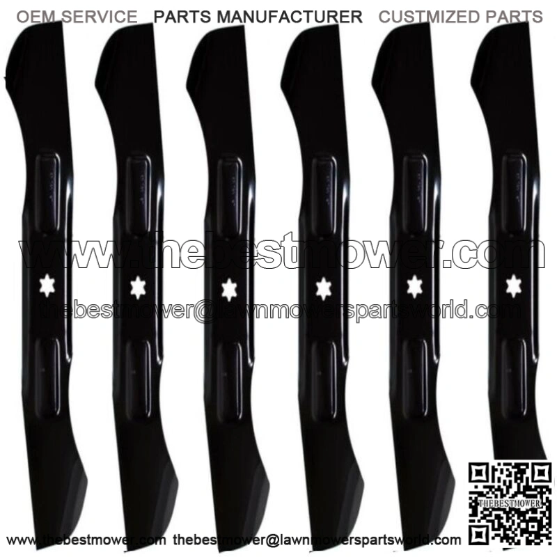 (6) Fits Hi-Lift Blades 46" Fits Cub Cadet MTD LTX1042 LTX1045 LTX1046 T1600 335