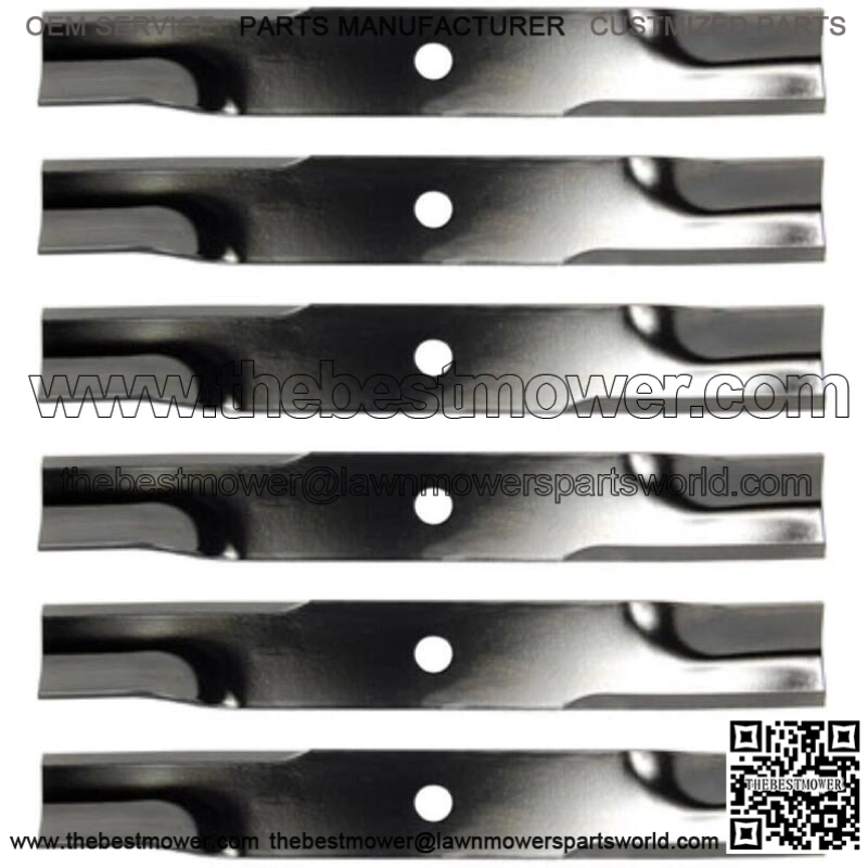 (6) Fits Hi-Lift Blades Replaces Tank Commercial 50" Deck ZTR 01010168 Fits Cub
