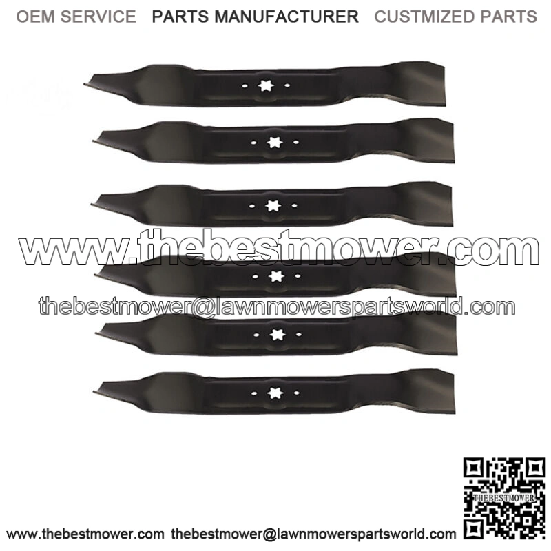 (6) Mower Blades Fits Cub Cadet 942-0616 742-04308 742-0616 942-04312 942-04126