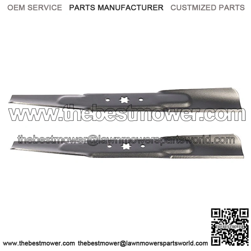 2 Fits Hi-Lift Blades For MTD Fits Cub Cadet LTX1042 RZT42 XT1-LT42 XT2-LX42 KH