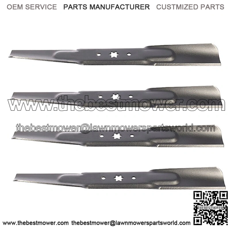 4 HD Blades Fits Troy Bil Pony Bronco Colt XP Mowers 942-04308 With 42" Deck