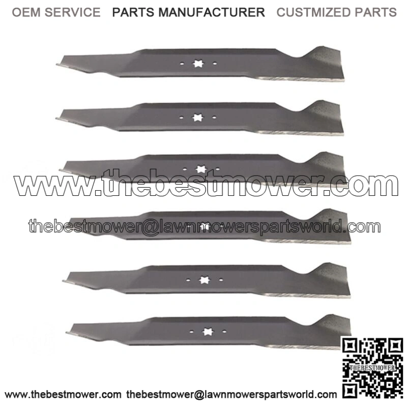 6 Pack Blade Fits Cub Cadet 942-04244 742-04244 46" LTX1046 1045