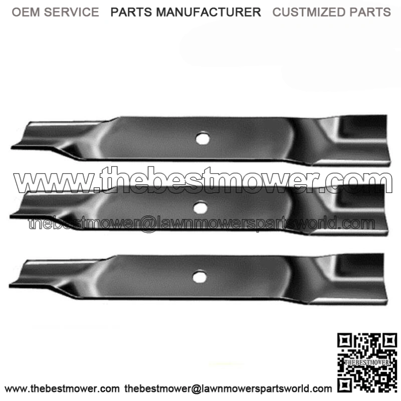 60" 91-144 Lawn Mower Blade Set Fits Cub Cadet #1004719 3/4" Center Hole