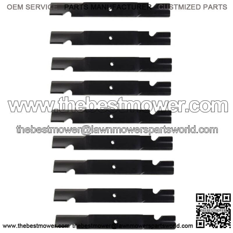 9PK Hi Lift Mower Blades for 61" Scag Turf Tiger Freedom Z Tiger Fits Cub Tiger