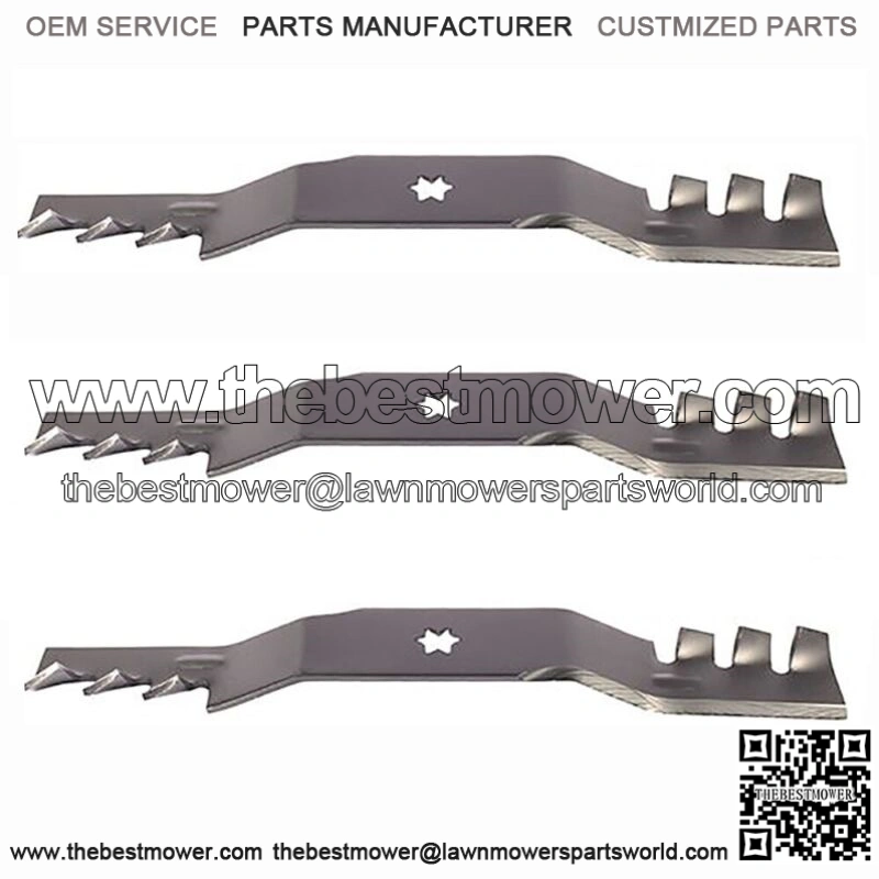 Blades (3-Pack) Fits Cub Cadet LT1050 RZT-L50 RZT-S50 91-938(3)