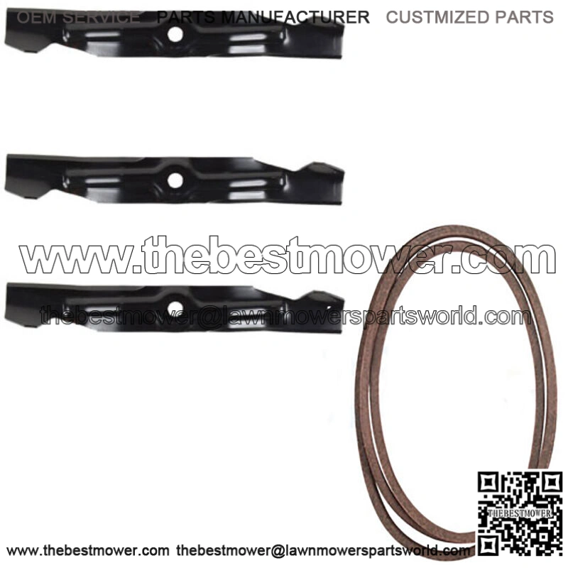 Deck Belt & Heavy Duty Blade 50" Fits Cub Cadet LT1024 13AR11CP712 13AR11CP710