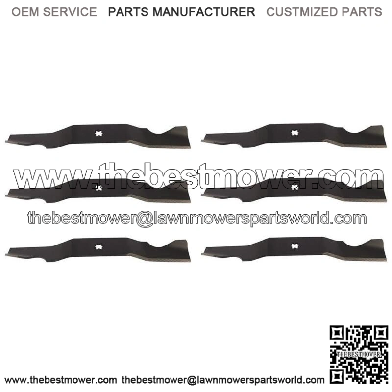 6PK Heavy Duty Blades Fits Cub Cadet 50" RZT50 742-04053 954-04053 942-04053C