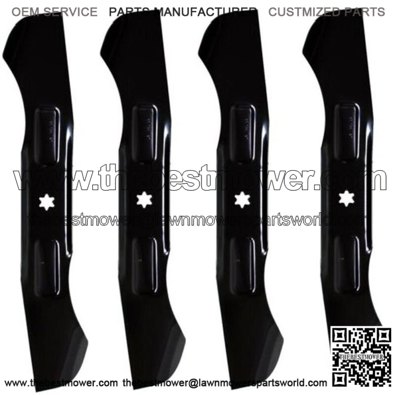 (4) Fits Hi-Lift Blade Fits CubCadet LTX1045 LTX1046 46 Deck Fits Stens 335-757
