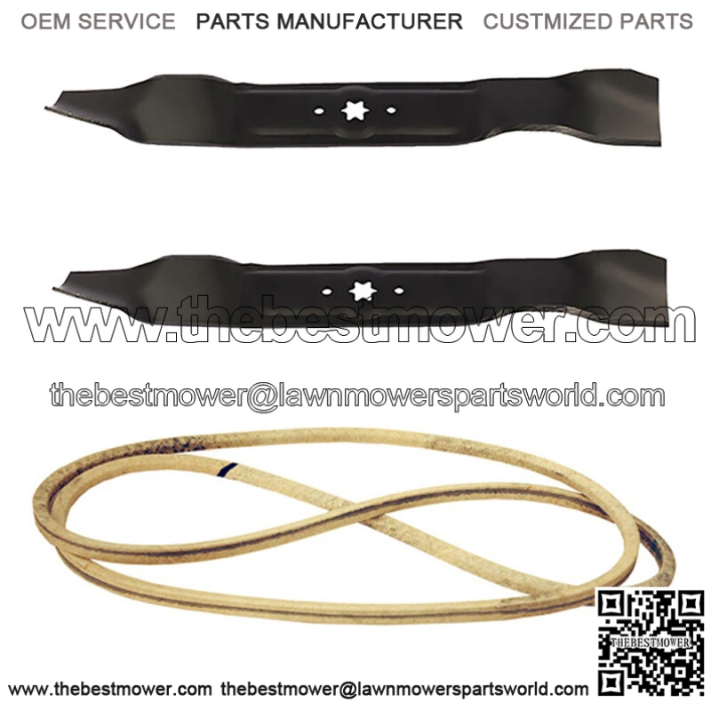 Mower Deck Blade and Belt Made With Aramid Fits Cub Cadet LTX1040 LTX1042 42"