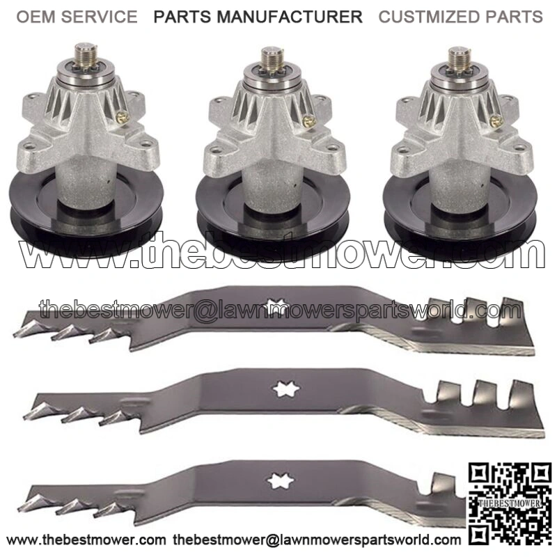 Mower Deck Spindle & Blade Rebuild Kit for MTD Fits Cub Cadet 50" 918-04126 742-