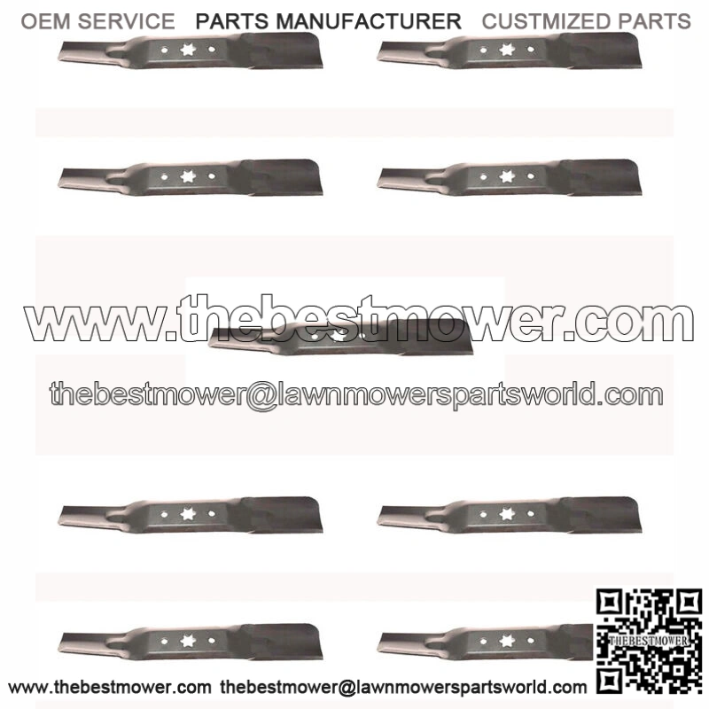 (9) MTD Fits Cub Cadet 942-05052A 742-05052A 50" Cut Deck Lawn Mower Blades Troy