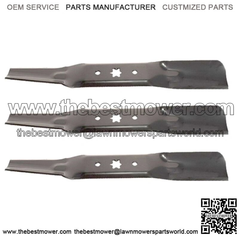 Set of (3) 18 5/8" 2-N-1 Lawn Mower Blades Fits Cub Cadet 742-05056A 942-05056A