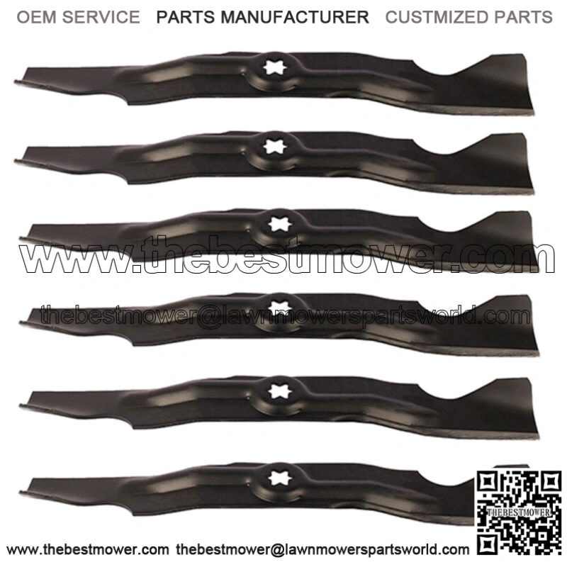 Six(6) MTD Fits Cub Cadet RZT 50" Mower Deck Blades Zero-Turn Mower 942-04053C