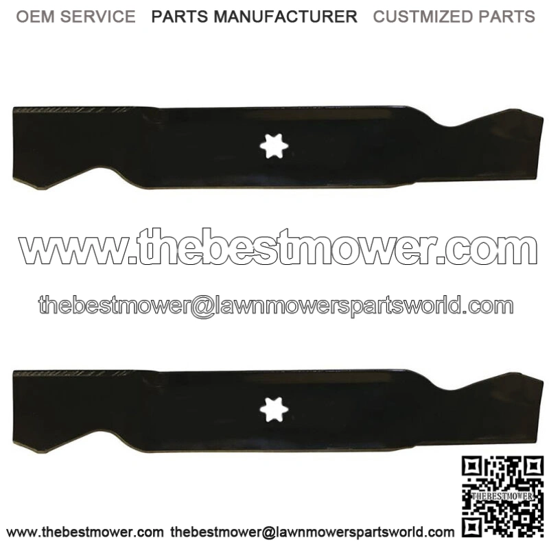 Two Fits Hi-Lift Lawn Mower Blades fits MTD Fits Cub Cadet & White 38"