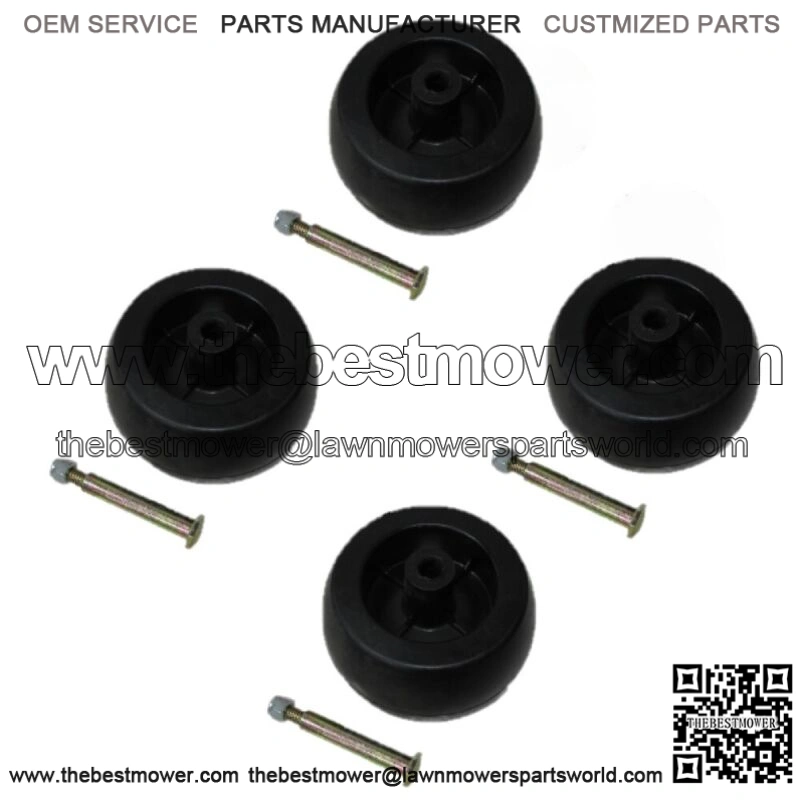 (4) Deck Wheel Bolt & Nut Fits Cub Cadet 753-04856A 75304856A 734-04039 73404039