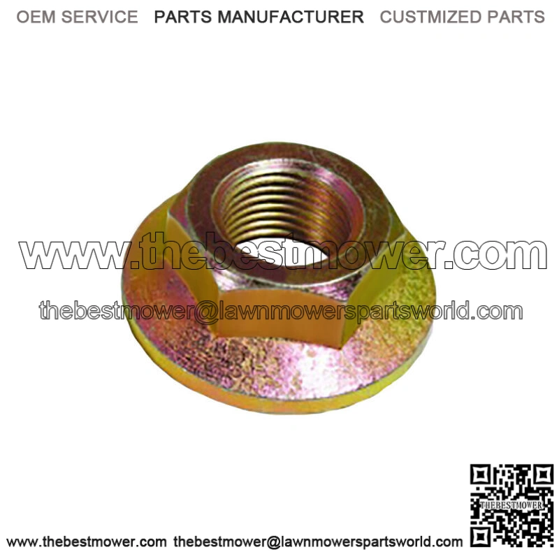 Spindle Flanged deck Pulley Nut 712-0417 712-0417A 912-0417A Fits Cub Cadet