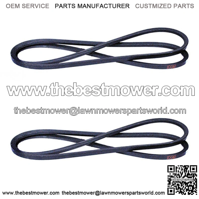 2 Belt Made w/Made With Aramid Fits Toro 106-2173 Fits Cub Cadet MTD Troy Bilt 7