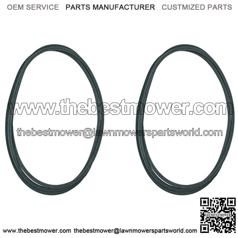 Set of 2 Belts 954-04240 Fits Cub Cadet LTX1050 LTX1050VT SLTX1050 w 50" Deck