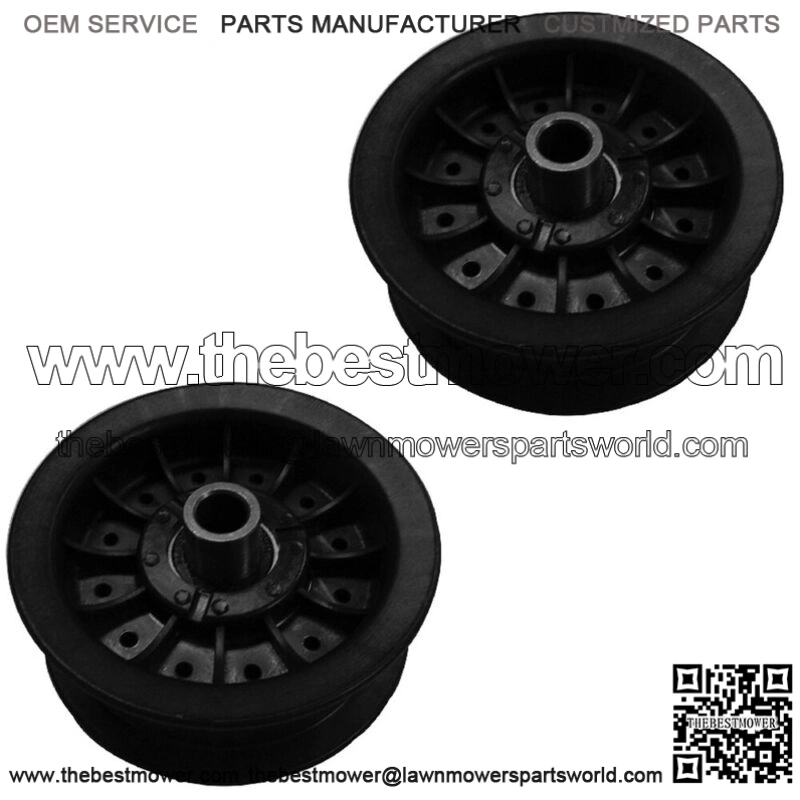 2pk Flat Idler Pulley Fits Cub Cadet fits MTD fits White Fits Toro 756-0981A