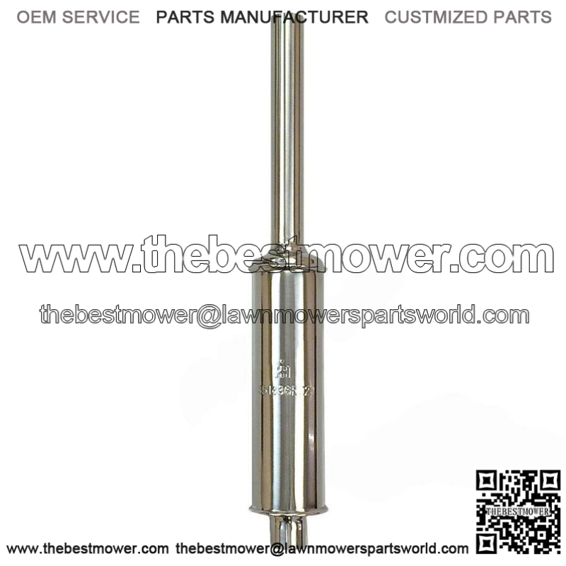 356003R91 Polished Stainless Steel Muffler Fits IH Fits Fits Cub