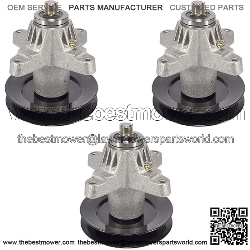 3 Pack Spindle Assembly Fits Cub Cadet 50" Deck 618-04126 618-04126A 918-04125