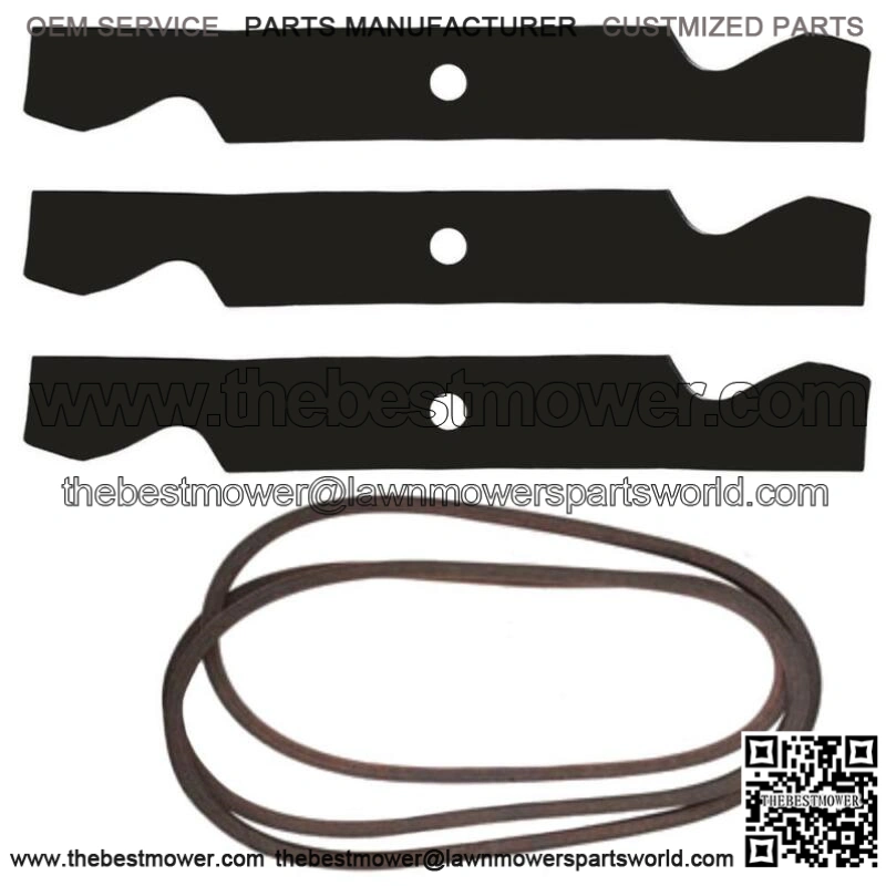 50" Deck Blades & Belt Kit Fits Cub Cadet LT1050 Tractor Mower 742-0406 754-0407