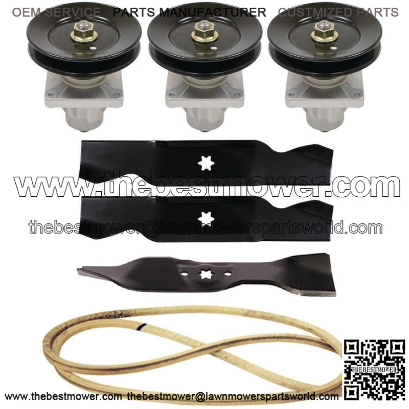 Deck Rebuild Kit for MTD Fits Cub Cadet 46" LT 1045 1046 Mower Belt Blades