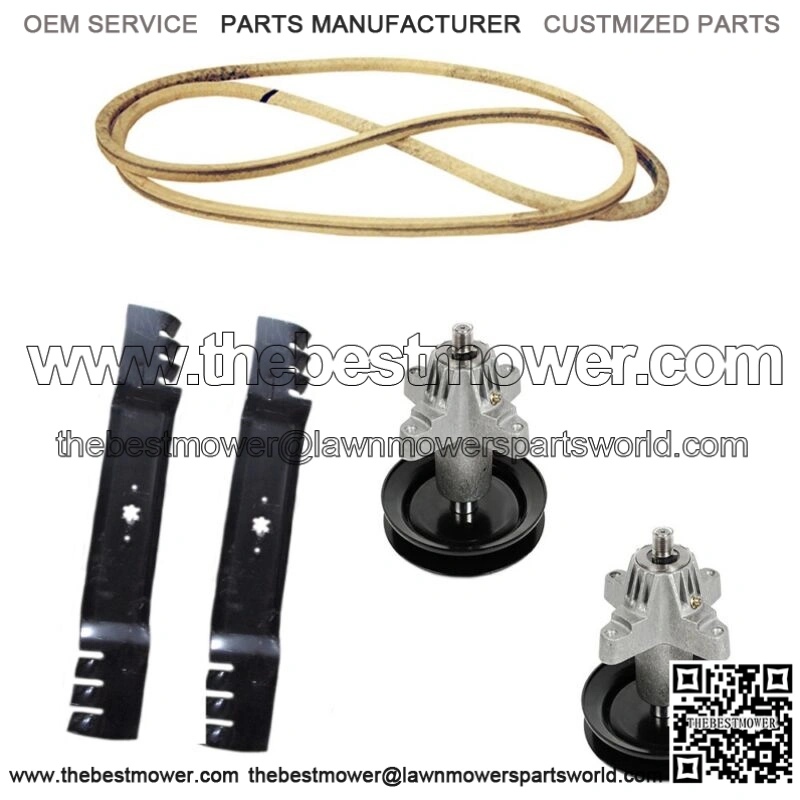 Deck Rebuild Kit-Blades Spindles Belt Fits Cub Cadet 42" LT 1042 LT1042 MTD