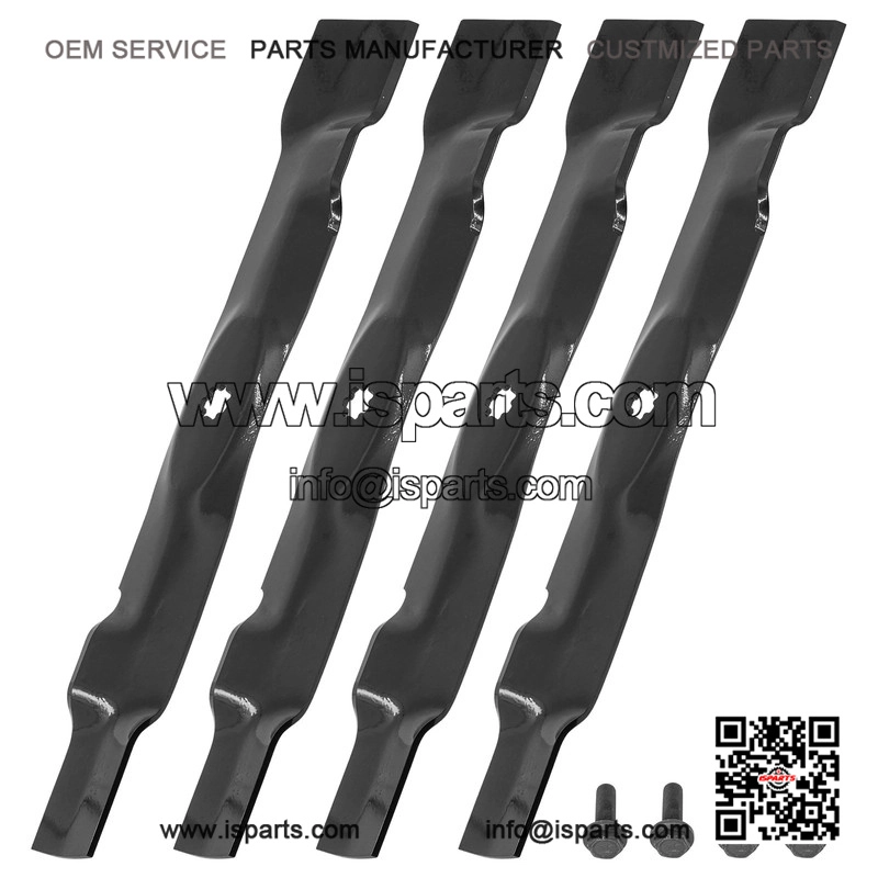 AM141033 M143695 42-Inch Mulching Blade Kit with Bolt for John Deere LT160 LT180