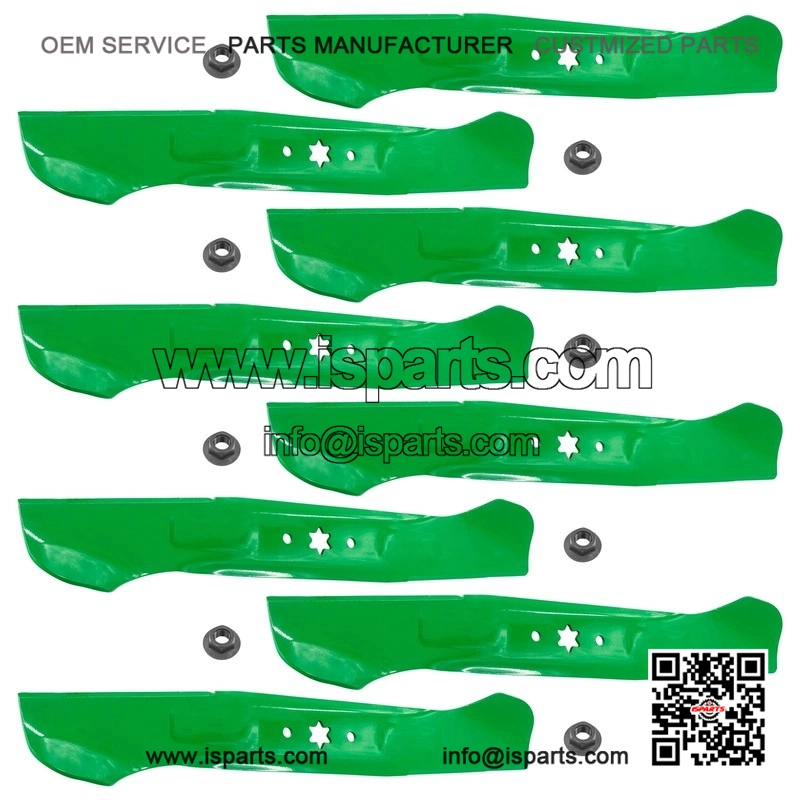 942-04290 942-04244 46-Inch Deck Blades Kit with Nuts for MTD & Cub Cadet Riding Mowers