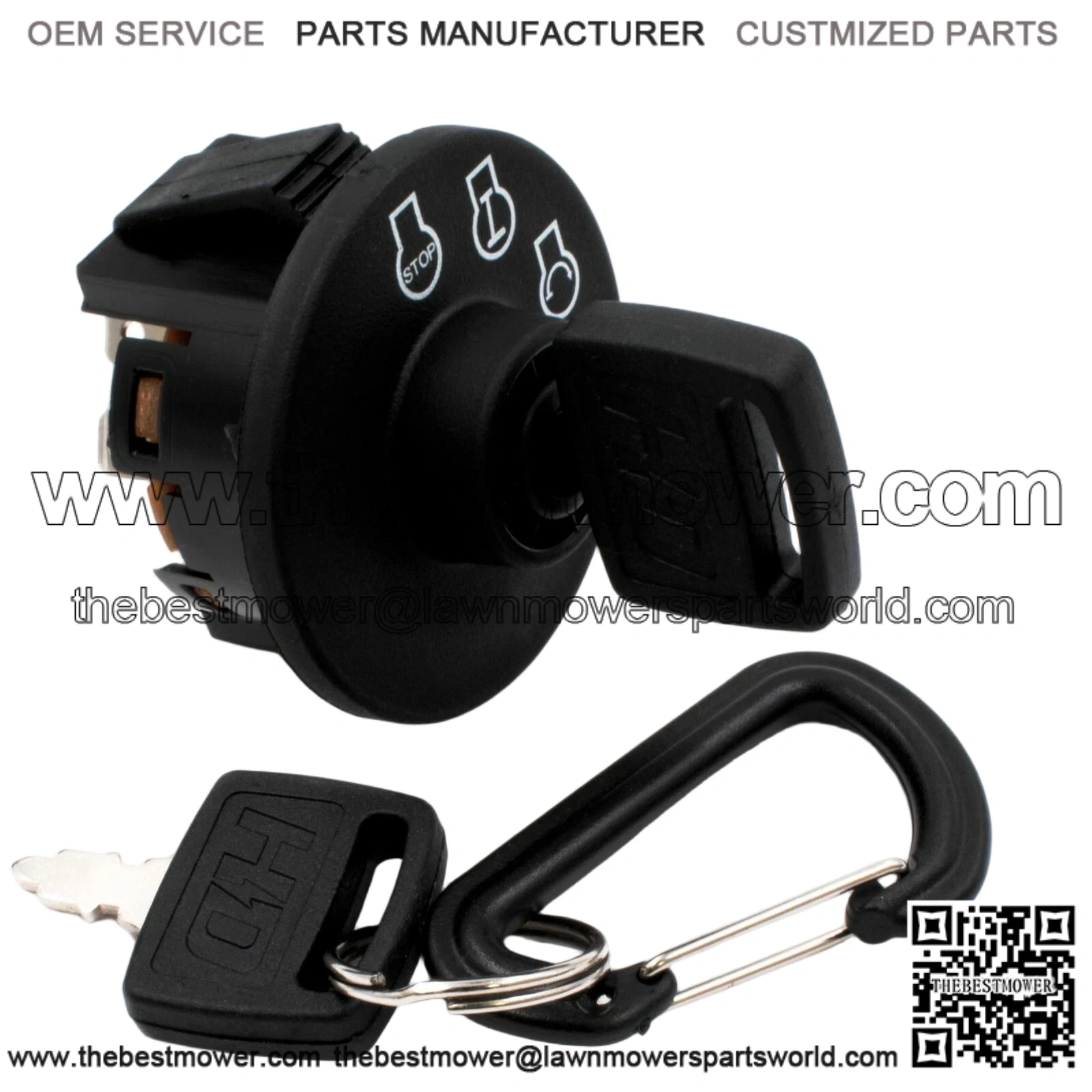 With 2 Keys, Starter Ignition Switch for Toro 117-2222 Grandstand - Image 2