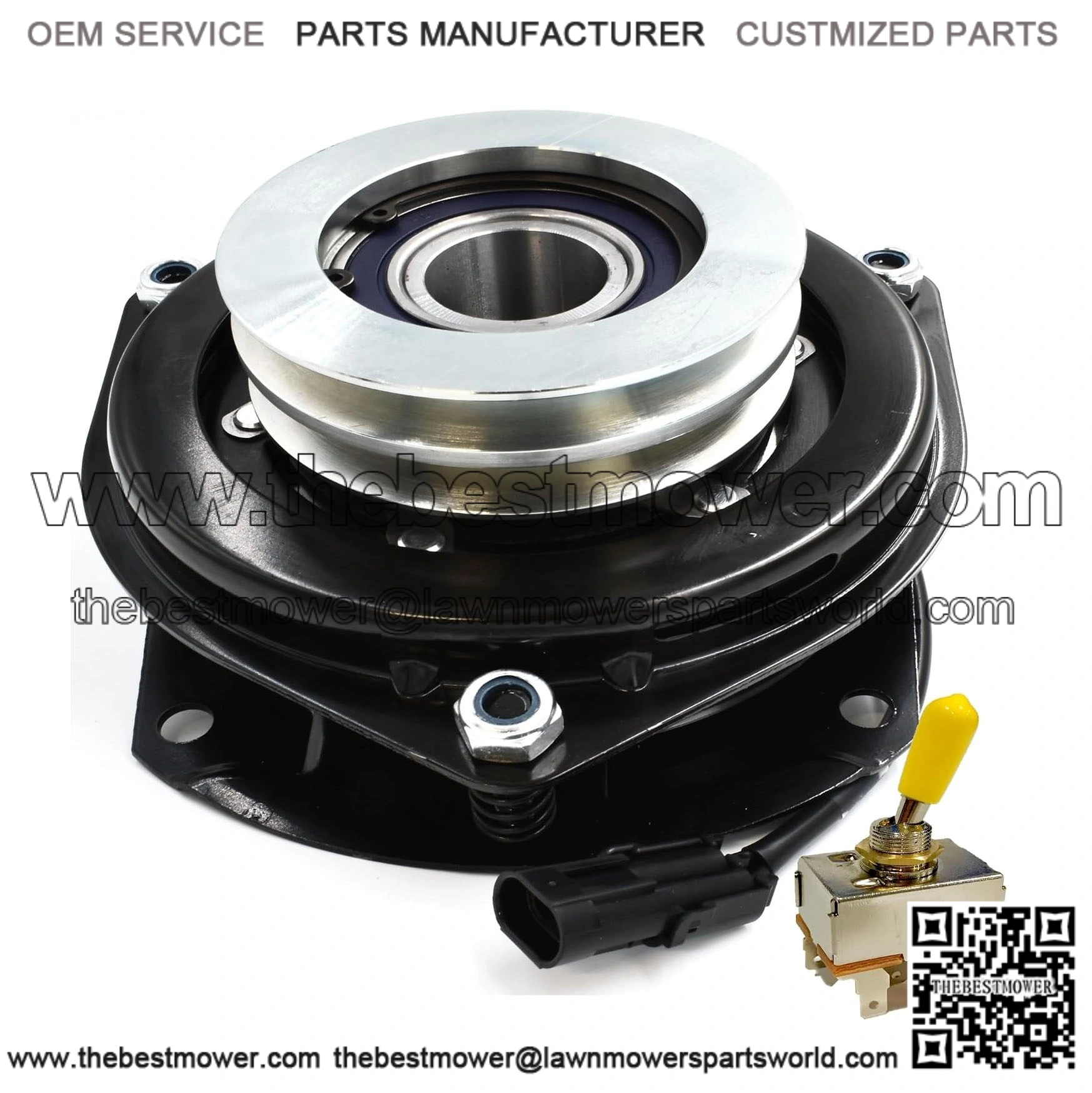 AM104238 Billet Pulley Electric PTO Clutch & AM39489 PTO Switch Set