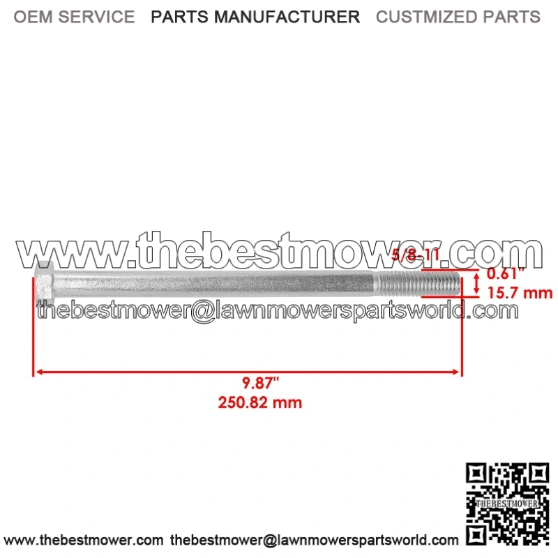 Scag MAG-61 SM-52 SM-61 SM-72 04001-41 04040-10 Deck Blade Bolt & Washer - Image 2