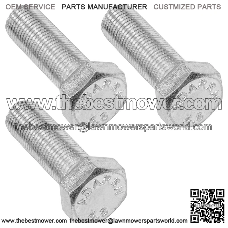 Dixie Chopper 1/2-20 x 1 1/2 Spindle Blade Hex Bolts B-349 & W-201 - Image 3