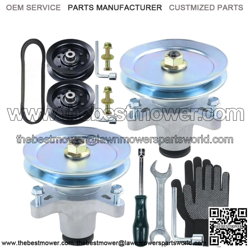 Durable 121-0751 Spindle & 125-5574 Pulley Set - Mower Replacement Kit