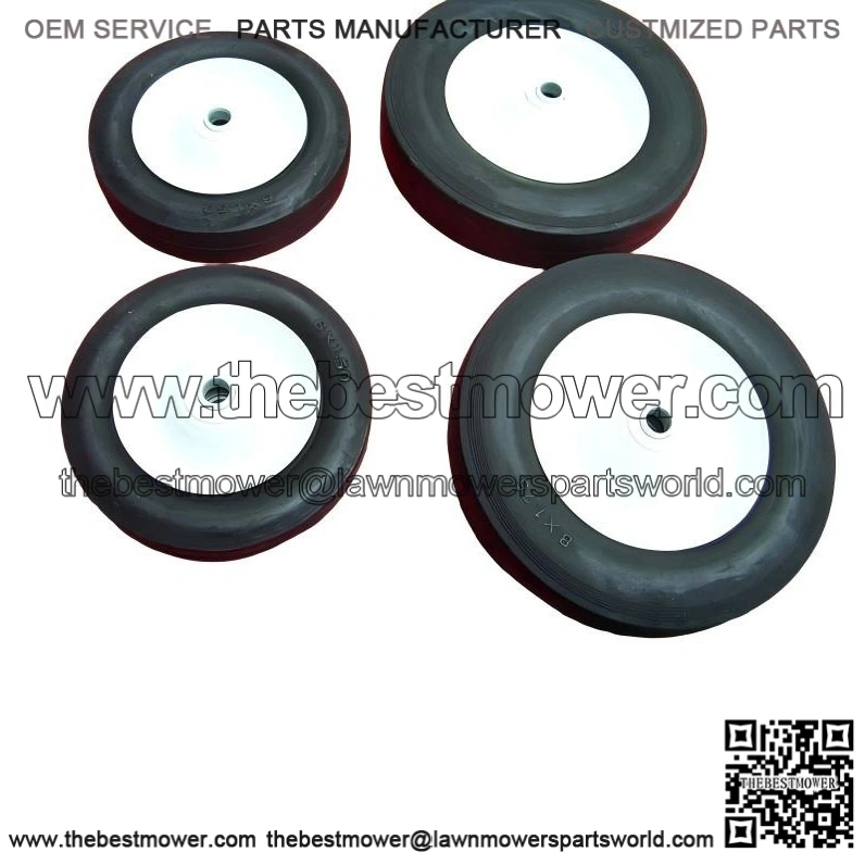 Lawn Boy Steel Ball Bearing Wheels Set ?C Includes 2 x 8" and 2 x 6"