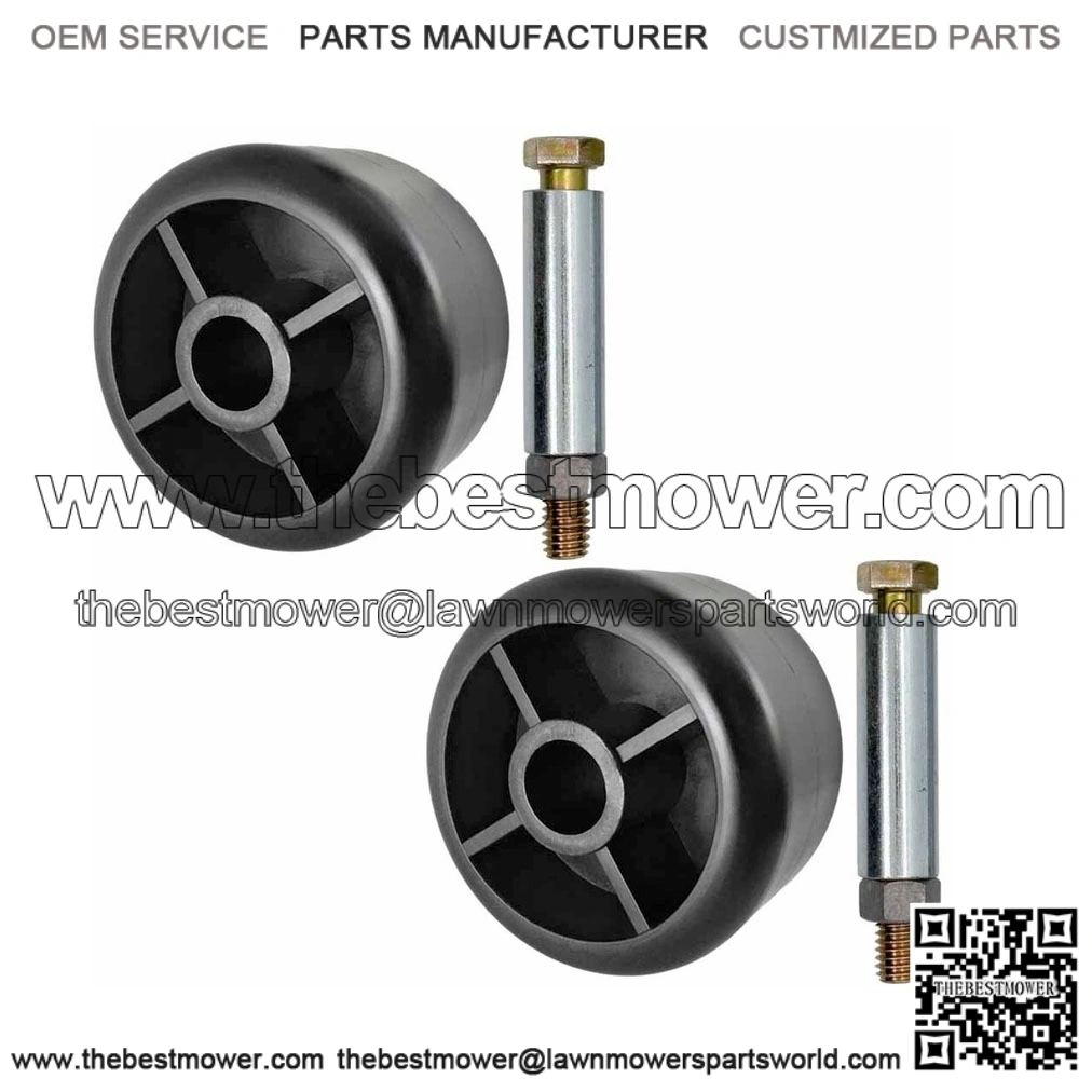 Deck Roller Kit with Hardware ?C Compatible with Grasshopper Mowers ?C Replaces 426122, 902284, 243365 (2-Pack)